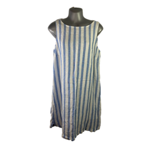 BeachLunchLounge Blue & White Stripe Alina Shift Dress SKU0562